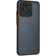 LTG Nova Newface Redmi 10C Kılıf Montreal Silikon Kapak - Siyah