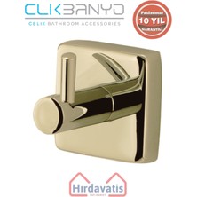 UltraMint Paslanmaz Pirinç Vizyon Tekli Askı, Dayanıklı ve Şık Tasarım