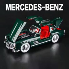 Scowetto Mercedes-Benz 300 Sl Yeşil 1954 Model Klasik Araba 1/24 Ölçek Mercedes 300SL Yeşil