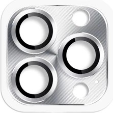 LTG Nova Newface Iphone 16 Pers Alüminyum Kamera Lens - Gümüş