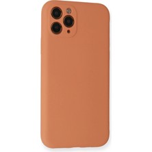 LTG Nova Newface Iphone 11 Kılıf Nano Içi Kadife Silikon - Mat Turuncu