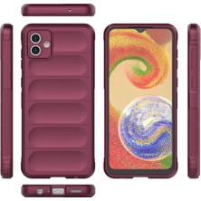 LTG Nova Newface Galaxy A04E Kılıf Optimum Silikon - Bordo