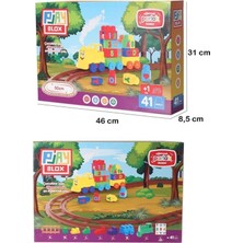 2403 - Playbox 41 Parça LEGO Tren Seti (Lisinya)