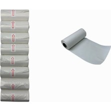 Braventa Collection Bamm Bamm Kirli Bebek Bezi Poşeti Çanta Boy Beyaz 8 Rulo (120 Adet)