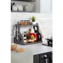 Braventa Collection Mithra Life Tezgah Üstü Organizer Düzenleyici Gri Renk MIT1066