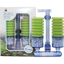 Braventa Collection XY-2882 Çift Süngerli Biyolojik Pipo Filtre