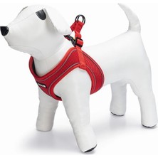 Braventa Collection Köpek Göğüs Tasması, Neopren, Kırmızı, M, 41-46CM