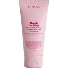 Braventa Collection She Vec Crush On Pink - Spf 50+ Leke Karşıtı ve Ton Eşitleyici Pembe Güneş Kremi