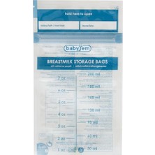 Braventa Collection Babyjem Anne Sütü Saklama Poşeti 25 Adet