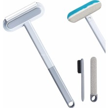 Braventa Collection 4'ü 1 Arada Kedi Köpek Tüy Temizleme Sihirli Fırça Seti Çok Yüzeyli Temizlik Aparatı Cam Koltuk Halı