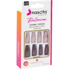 Braventa Collection 24'lü Ballerina Renkli Takma Tırnak - 155