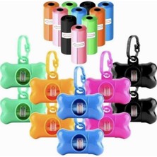 Braventa Collection 1 Adet Kedi Köpek Dışkı Poşeti ve Kabı Set, Tasma Aparatlı Pet Kaka Poşeti,evcil Hayvan Kaka Poşeti,