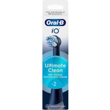 Braventa Collection Oral-B Io Ultimate Clean Siyah Diş Fırçası Yedek Başlığı 2 Adet