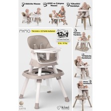 Kiwi Mimo 12’si 1 Arada Çok Fonksiyonlu Mama Sandalyesi – Oyun & Aktivite Masası , Yükseltici