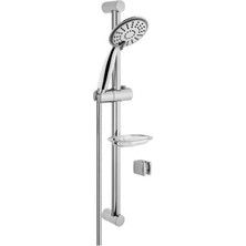 Braventa Collection Slim A45678STA 3f Sürgülü El Duşu Takımı, Krom