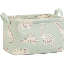 Braventa Collection Ocean Home Textile Çocuk Odası Dinozor Sepet 30 x 21 x 18 cm