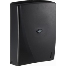 Braventa Collection Rulopak R-1312S Modern Z Kat 400'LÜ Havlu Dispenseri, Plastik, Siyah