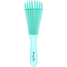 Braventa Collection Pro Ayarlanabilir Mucize Açma-Tarama Saç Fırçası Yeşil
