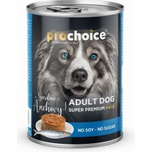 Braventa Collection Prochoice Yetişkin Köpekler Için, Sardalya ve Hamsi Balıklı Ezme, 400 G x 12 Adet