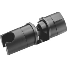 Braventa Collection Ayarlanabilir Duş Başlığı Boru Gezeri Mafsal Sürgü Askısı KY101 (Siyah)