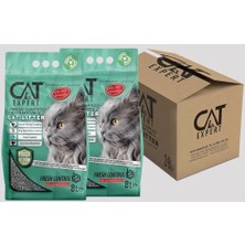 Braventa Collection Fresh Control With Activated Carbon Topaklanan Koku Hapseden Tozsuz 2x8 = 16 Lt Kedi Kumu