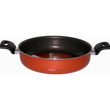 Braventa Collection Moneta Zecchıno Kısa Tencere 24 cm + Cam Kapak