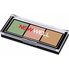 Braventa Collection New Well Porselen Makyaj Yüz Kapatıcı Kamuflaj Kremi Paleti 1 1