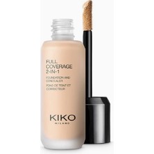 Braventa Collection Kiko Fondöten & Kapatıcı-Full Coverage 2-In-1 Foundation & Concealer-10 Warm Rose-Mat Saten Bitişli
