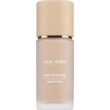 Braventa Collection Alix Avien Kırışıklık Karşıtı Nemlendirici SPF30 Parlak Bitişli Fondöten Care Enhancer 811 Soft Ambe