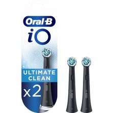 Braventa Collection Oral-B Io Ultimate Clean Siyah Şarjlı Diş Fırçası Yedek Başlığı 2 Adet