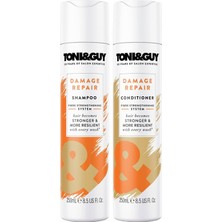 Braventa Collection Toni&guy Yıpranmış Saçlar Için Şampuan 250ML + Yıpranmış Saçlar Için Saç Kremi 250ML