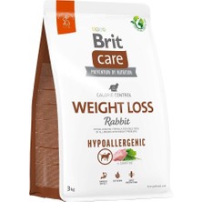 Braventa Collection Brit Care Weight Loss, Kilo Problemi Olan Yetişkin Köpekler Için, Hipoalerjenik, Tavşan Etli Kuru Ma