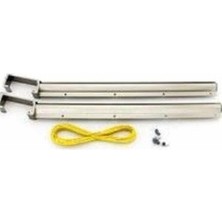 Braventa Collection Katar Bronz Balkon Kurutma Askısı Kare Korkuluk 60X25