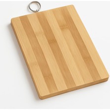 Braventa Collection Vios Store Doğal Bambu Kesme Tahtası | 20X30 cm | Antibakteriyel, Dayanıklı, Çizilmez | Mutfak Için