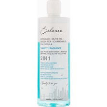 Braventa Collection Soho N.y.c. Vegan Çift Fazlı Duş Jeli ve Yoğun Nemlendiricili Vücut Yağı-Happy 390 ml