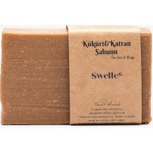 Braventa Collection Swelle Doğal Kükürt Sabunu – Yüz ve Vücut Için Sivilce Karşıtı Temizleyici ve Peeling – Siyah Noktal