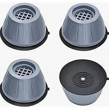 Braventa Collection Gürültü Engelleyici ve Kaymaz Titreşim Önleyici Kauçuk Ayak Pedleri Çamaşır Makinesi Stoper 4'lü Set