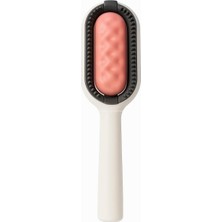 Braventa Collection Kedi Köpek Masajlı Silikon Tüy Temizleme Toplama Fırçası Islak Mendil Aparatlı Evcil Hayvan Tüy Dökü