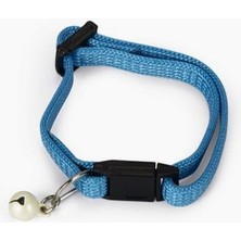 Braventa Collection Yavru Kedi Boyun Tasması, Zilli, Mavi, 15-22CM