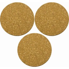 Braventa Collection Nihale Aus Mantar Mantar Altlık Altlık, Kahverengi, 19 x 19 x 1 cm