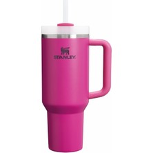 Braventa Collection Quencher Pipetli Termos Bardak, 1.18 Litre, Fuşya
