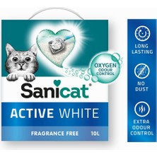 Braventa Collection Active White Topaklanan Kedi Kumu (Kokusuz) 10L