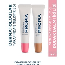 Propia Nemlendirici Ve Besleyici Dudak Balmı İkilisi Çilek ve Vanilya Karamel