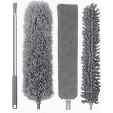 Braventa Collection Buffer® Teleskopik 3'lü Mop Toz Alma Püskülü Çok Fonksiyonlu Temizlik Seti