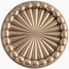 Braventa Collection Nordic Ware 83577 Charlotte Kek Kalıbı, Tek Boy, Altın Rengi.