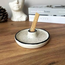 Braventa Collection Palo Santo Seramik Tütsülük | Granit Rengi | Döküm Seramik Tozu | El Boyaması
