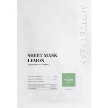 Braventa Collection VILLAGE11FACTORY Village 11 Factory Active Clean Sheet Mask Lemon 23 gr – Limon Maskesi