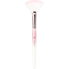 Braventa Collection Golden Rose Devobis Fan Brush - Makyaj Fırçası