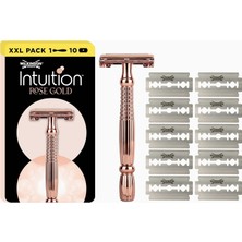 Braventa Collection Wilkinson Sword Intuition Rose Gold Tıraş Bıçağı Kadınlar Için – Kelebek Ağızlı Plastik Içermeyen Tı
