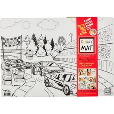 Braventa Collection Akademi Çocuk Funny Mat 2'li Set 1 (Köpekler, Yarış Arabaları)